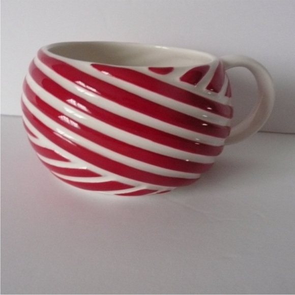 Starbucks Holiday Mug Cup 2013 Red White Stripe Candy Cane 12 oz - Picture 3 of 5